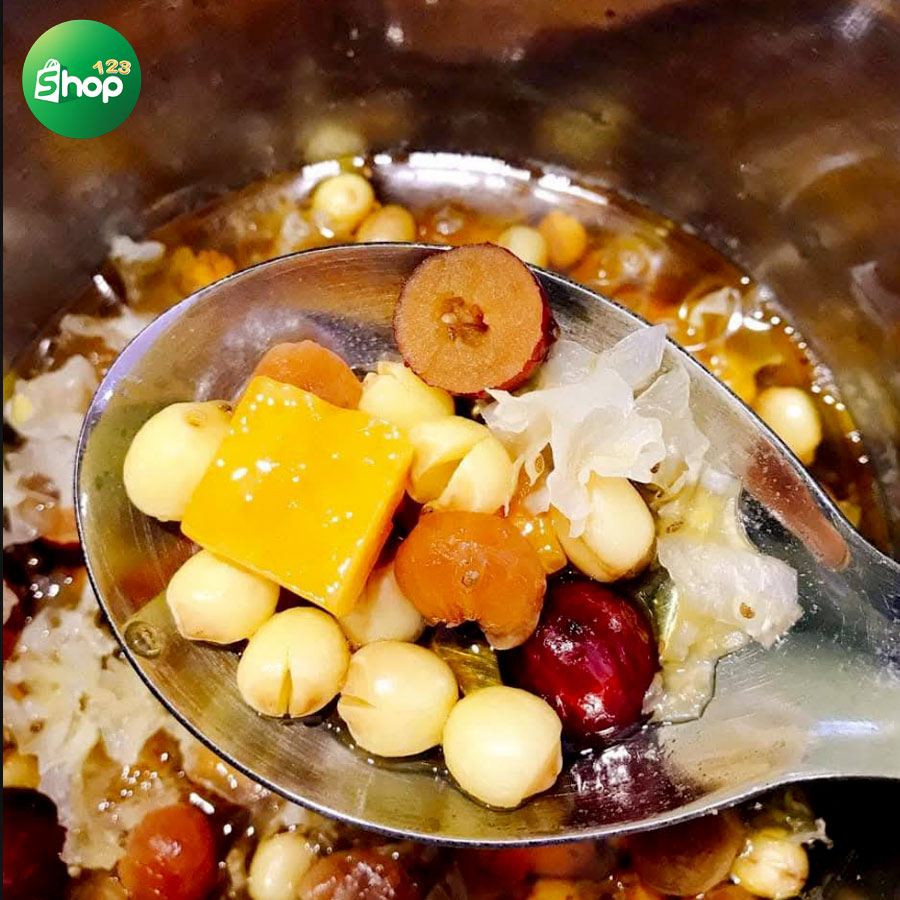 Đường phổi nấu chè long nhãn cực kỳ ngon