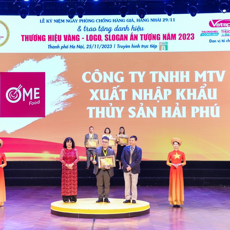 Omefood đạt danh hiệu top 10 thương hiệu vàng 2023